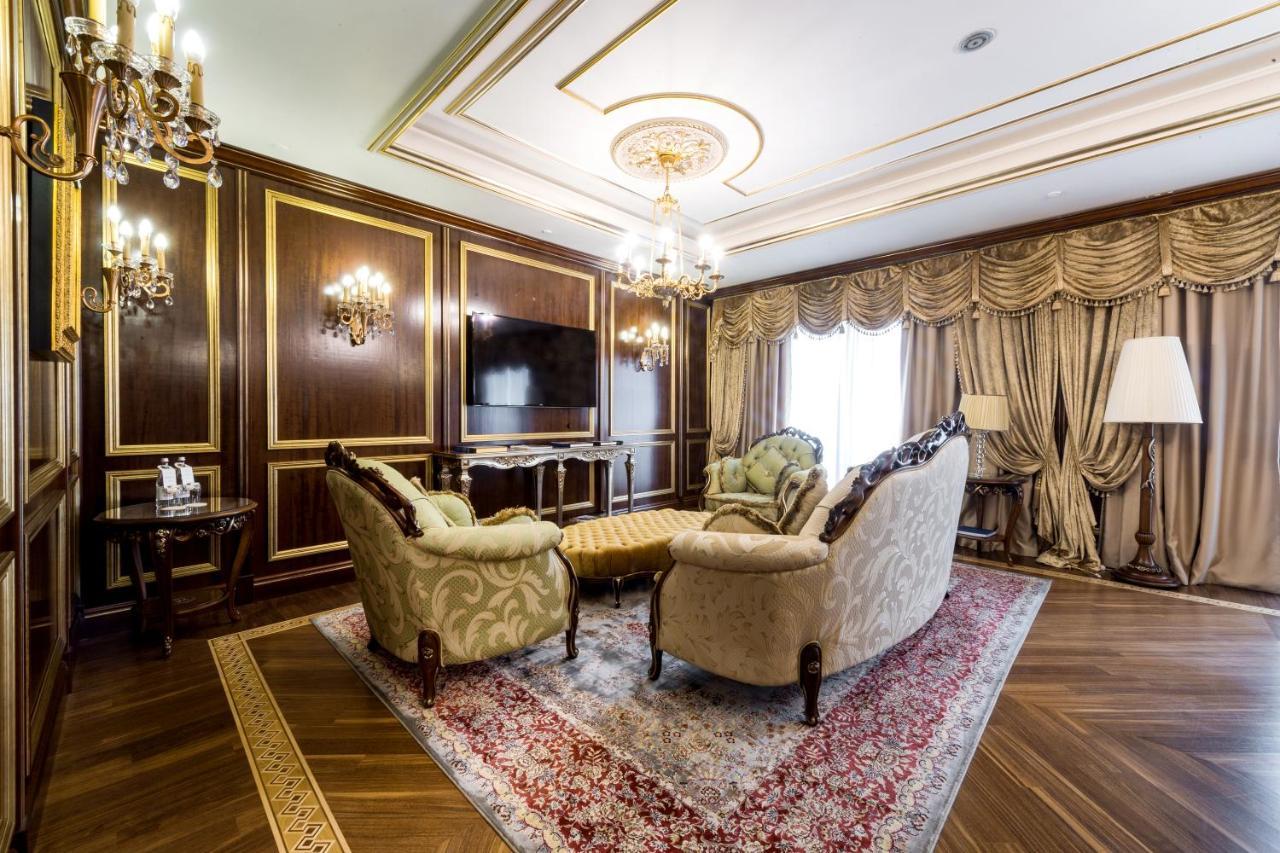 Rixos Khadisha Shymkent Hotel Exterior photo A living room in a luxury apartment