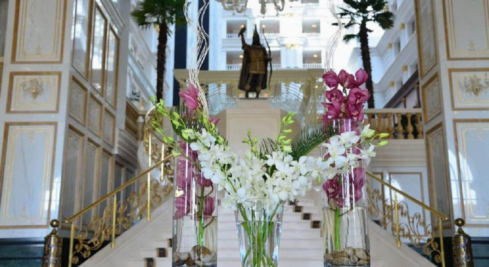 Rixos Khadisha Shymkent Hotel Exterior photo The lobby of the hotel